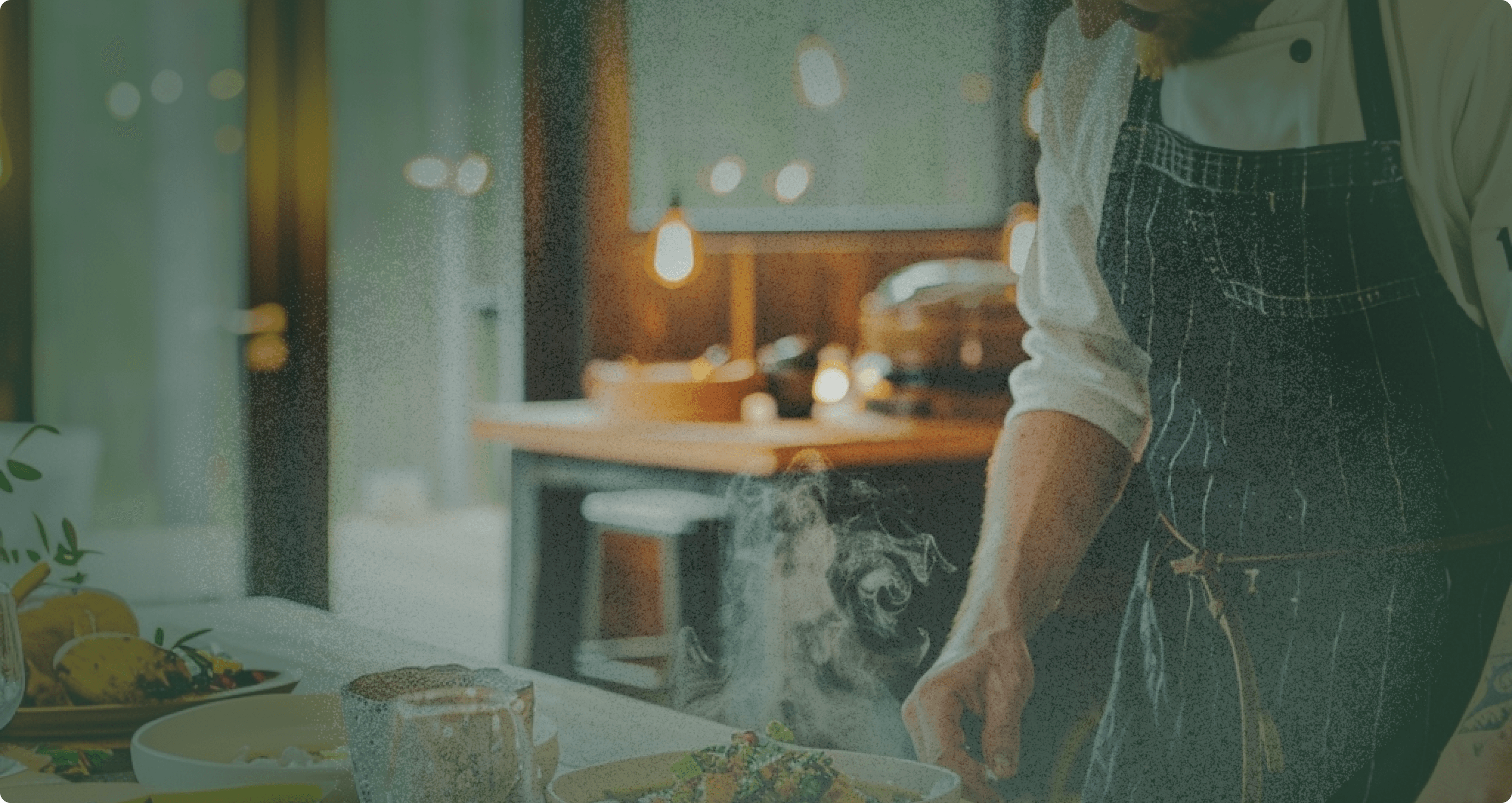 Chef preparing a meal